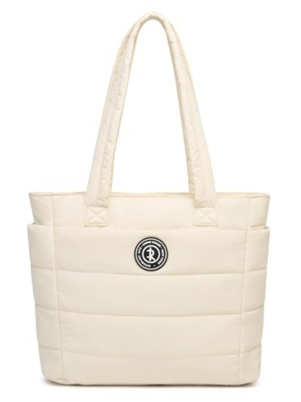Quilted Puffer Tote Bag Women Large Capacity Lightweight Water-Resistant